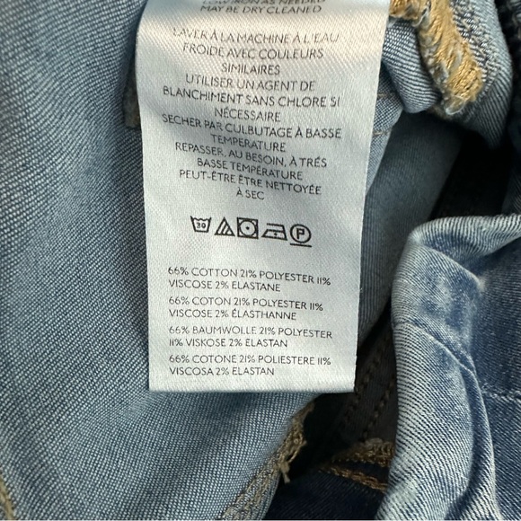 Free People Women’s In My Feelings Cropped Bootcut Pull On Jeans Size S - Picture 5 of 8